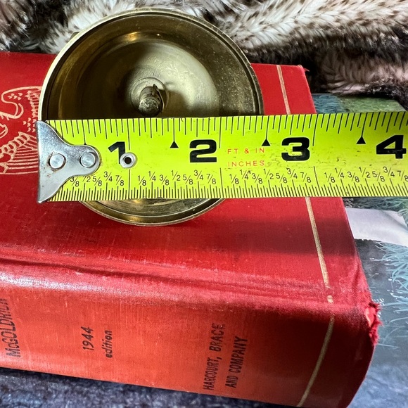 Solid Brass Dolphin Bell, Mystical Sea Irelnd Fungy Rare Vintage 4 3/8” - Picture 8 of 8